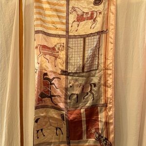 Pink Equestrian Scarf
